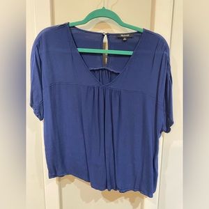 Madewell blouse, slight crop, size XS
